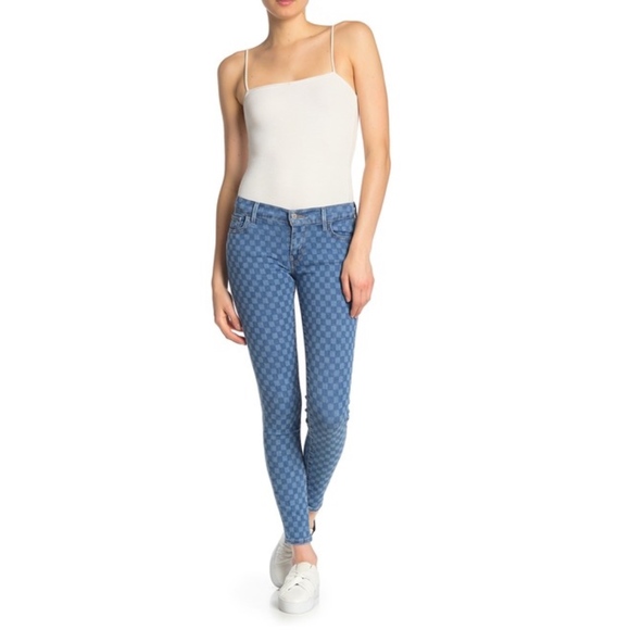 Levi's 710 Check IT Out Print Super Skinny Jeans - Picture 1 of 3